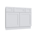 KCD Brooklyn Bright White Vanity Sink Base - 42" W - product photo