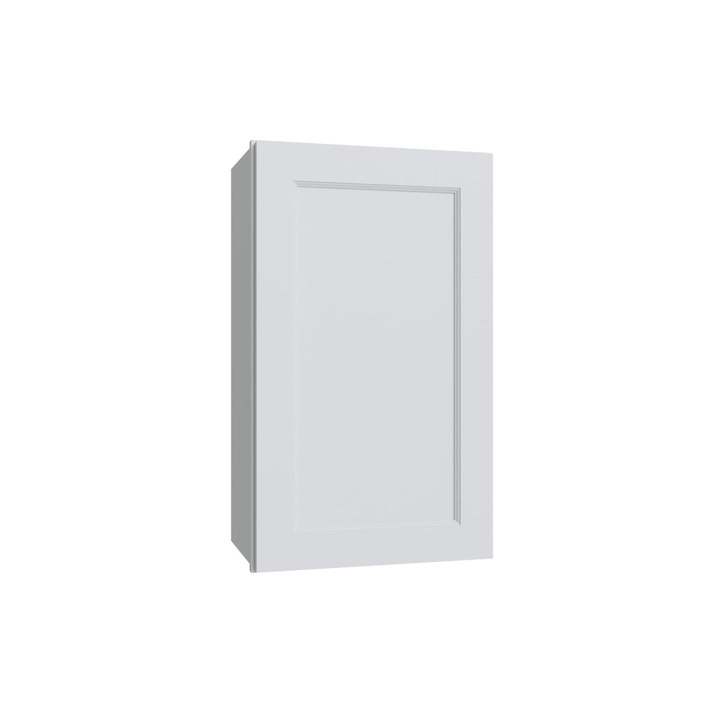 KCD Brooklyn Bright White Single Door Wall Cabinet - 21" W x 36" H - product photo