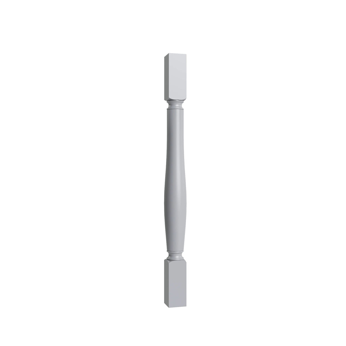 KCD Essential Gray Turned Post - 3" W x 35.5" H - product photo