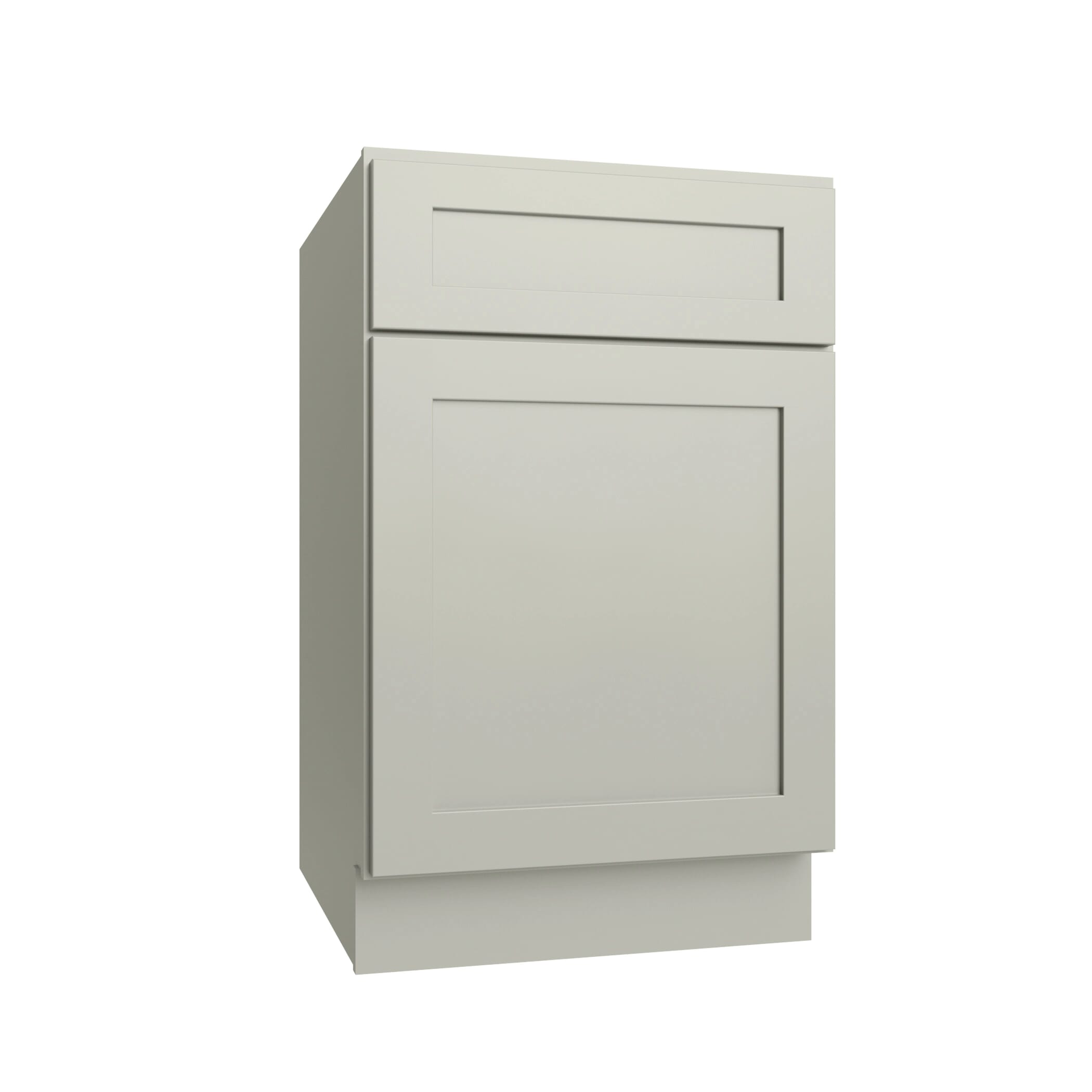 KCD Shaker Moss Single Door Standard Base Cabinet - 15" W - product photo