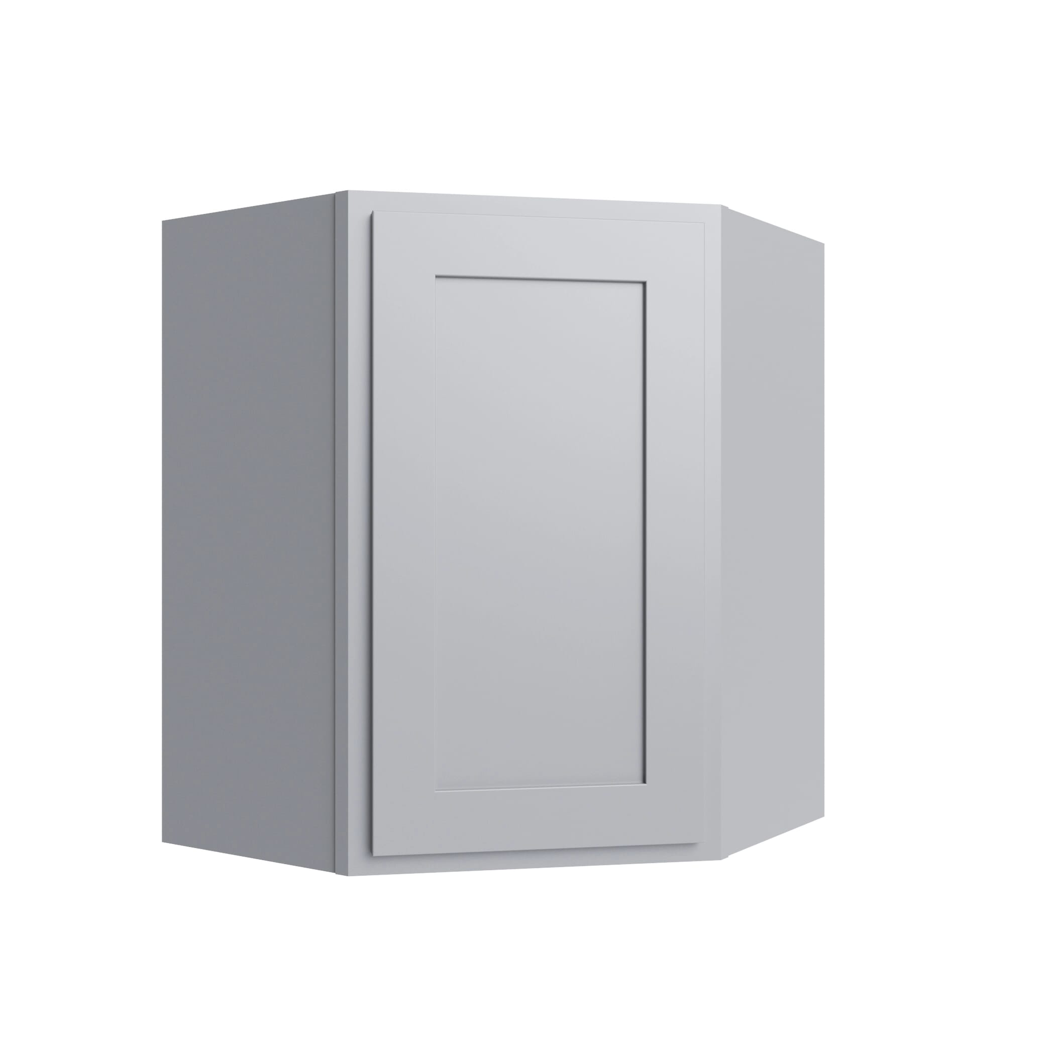 KCD Essential Gray Corner Wall Cabinet - 24" W x 36" H - product photo