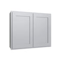 KCD Essential Gray Double Door Wall Cabinet - 33" W x 30" H - product photo
