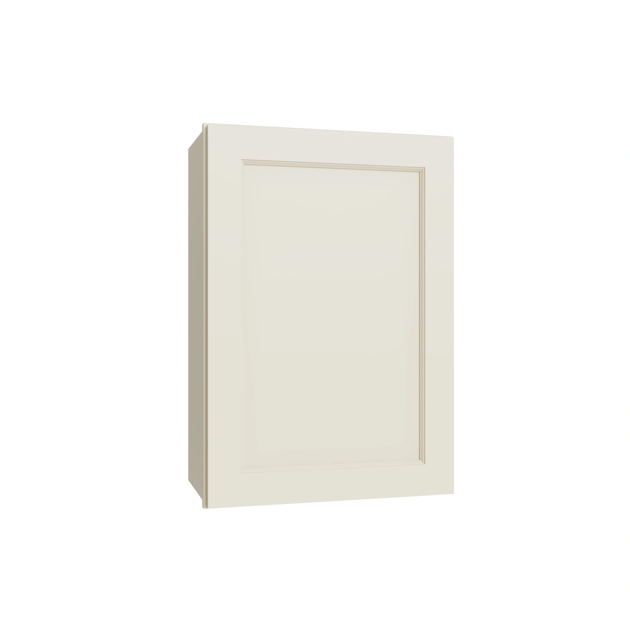 KCD Brooklyn Pearl Single Door Wall Cabinet - 15" W x 36" H - product photo