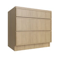 KCD Oslo Oak Drawer Base Cabinet - 36" W - product photo