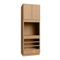 KCD Oslo Oak Oven Cabinet - 33" W x 96" H - product photo