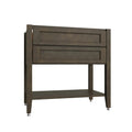 KCD Brooklyn Slate Open Shelf Vanity SB - 36" W - product photo