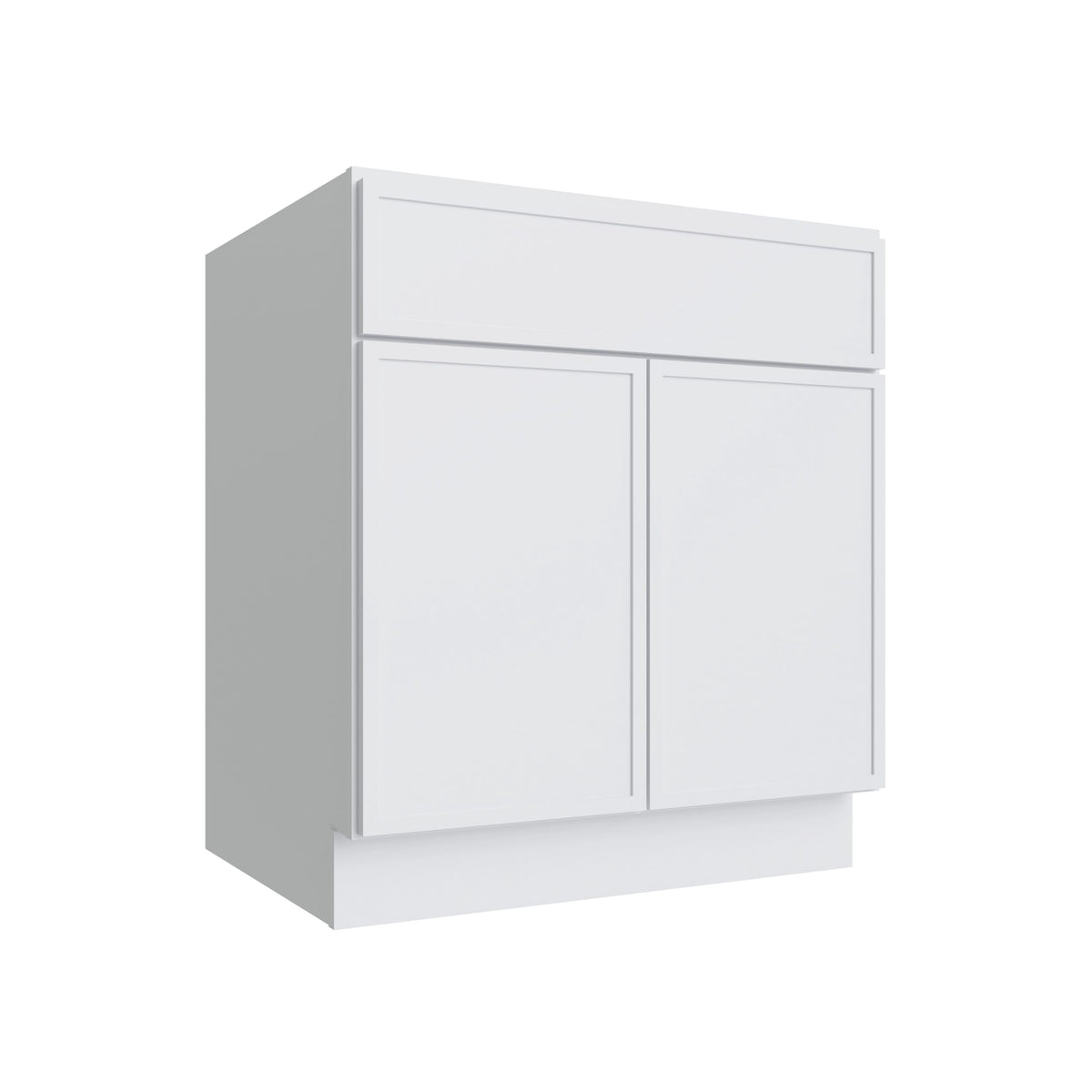 KCD Oslo White Sink Base Cabinet - 30" W - product photo