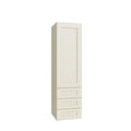 KCD Brooklyn Pearl Wall Twr w/ 3 Drws - 15" W x 54" H x 14.5" D - product photo