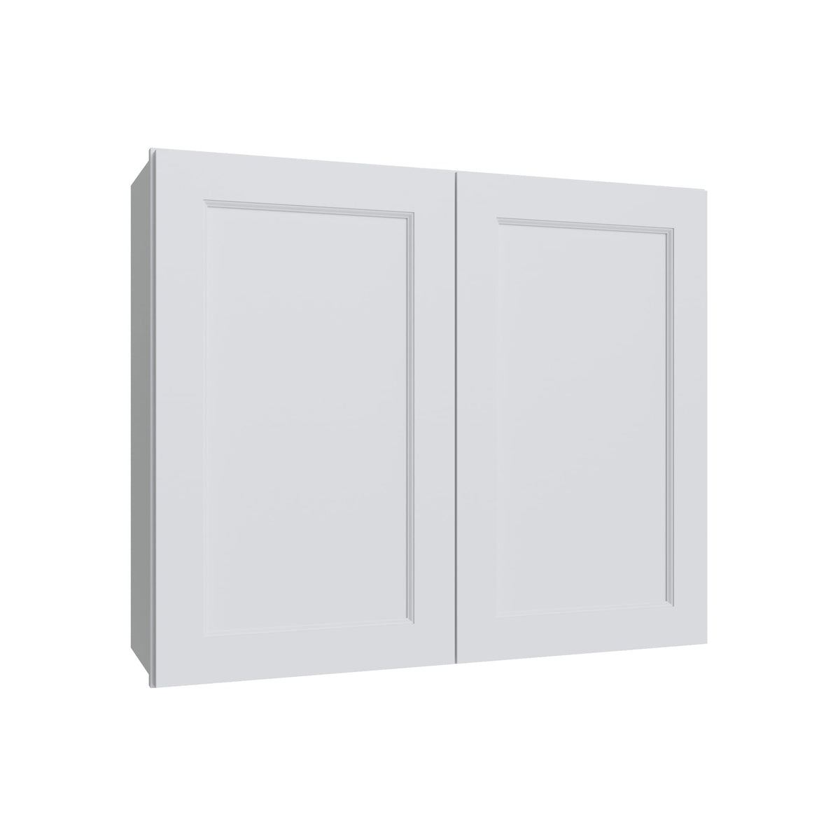 KCD Brooklyn Bright White Double Door Wall Cabinet - 39" W x 36" H - product photo