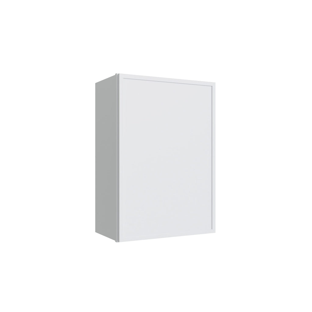 KCD Oslo White Single Door Wall Cabinet - 12" W x 30" H - product photo