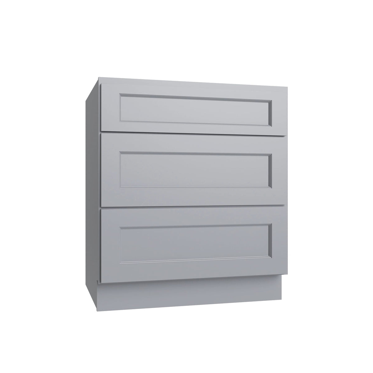 KCD Brooklyn Modern Gray Drawer Base Cabinet - 27" W - product photo