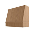 KCD Oslo Oak Angled Hood with Strapping Flat Trim - 36" W x 48" H - product photo