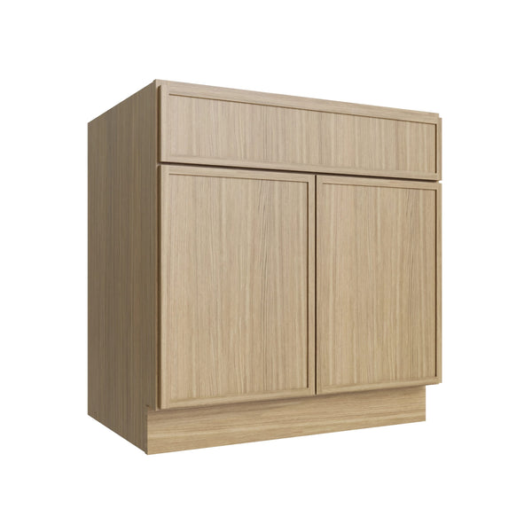 KCD Oslo Oak Sink Base Cabinet - 33" W