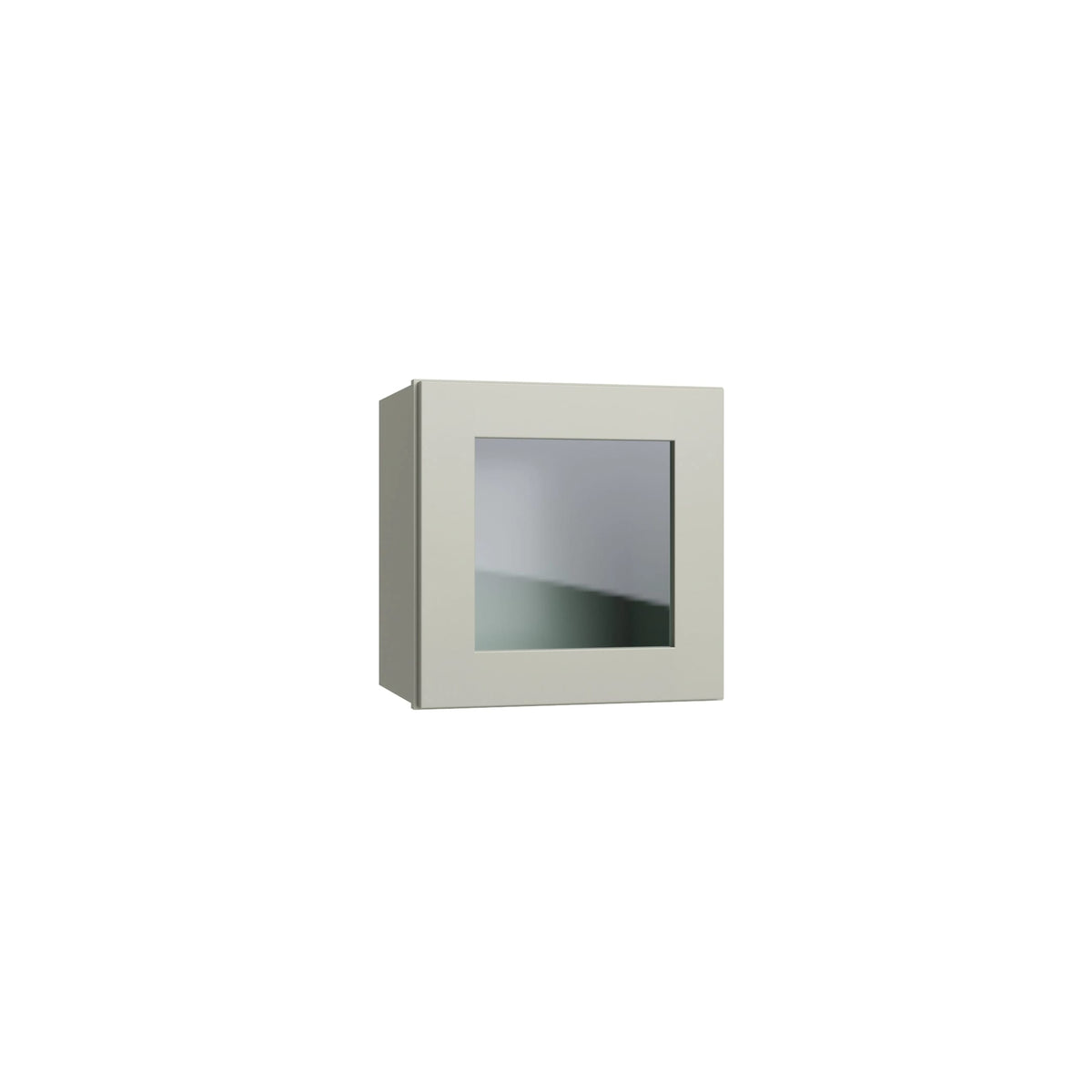 KCD Shaker Moss 21" W x 15" H Wall Stacking Cabinet with Glass - product photo
