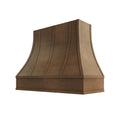 KCD Shaker Kodiak Curved Hood with Strapping Flat Trim - 48" W x 30" H - product photo