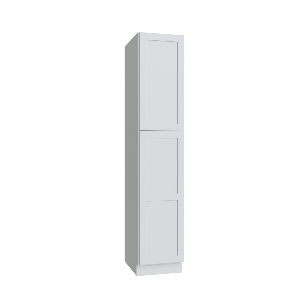 KCD Shaker Designer White Pantry - 18" W x 84" H - product photo