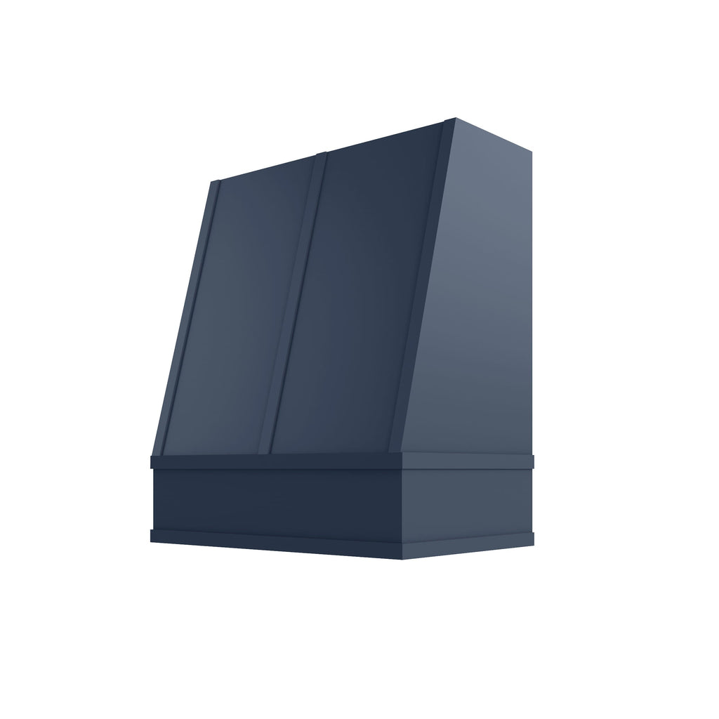 KCD Brooklyn Midnight Angled Hood with Strapping Flat Trim - 30" W x 36" H - product photo