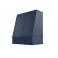 KCD Brooklyn Midnight Angled Hood with Strapping Flat Trim - 30" W x 36" H - product photo