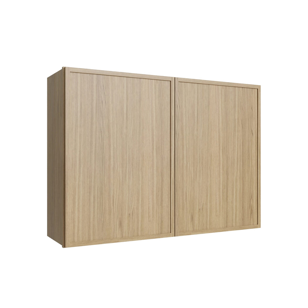 KCD Oslo Oak Double Door Wall Cabinet - 42" W x 30" H - product photo