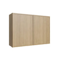 KCD Oslo Oak Double Door Wall Cabinet - 42" W x 30" H - product photo