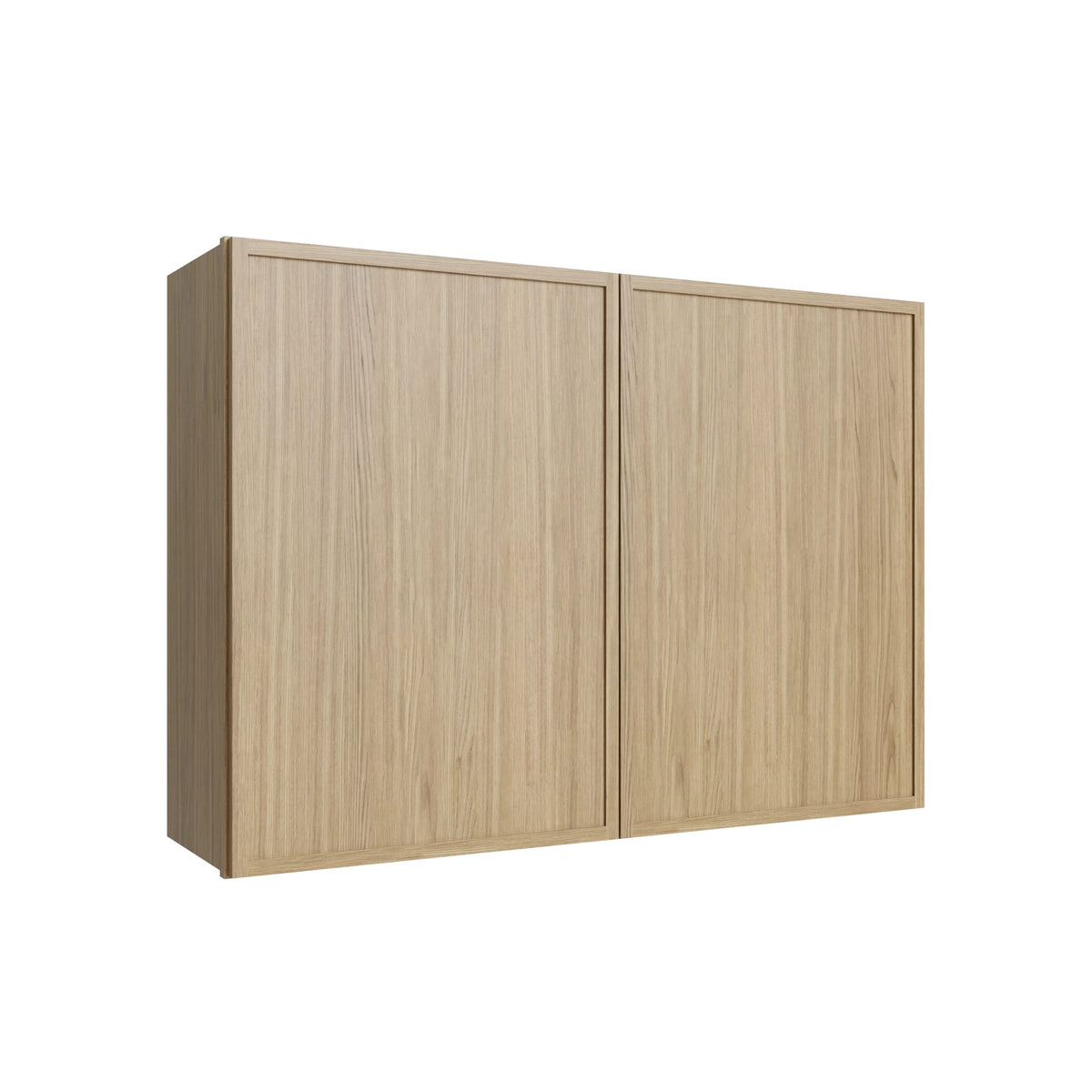KCD Oslo Oak Double Door Wall Cabinet - 42" W x 30" H - product photo