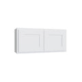 KCD Essential White Double Door Wall Cabinet - 30" W x 15" H - product photo