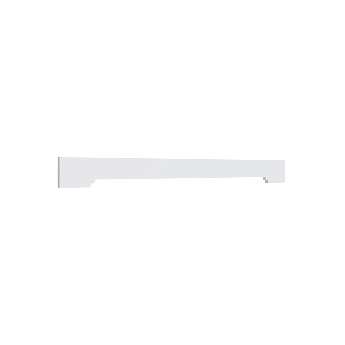 KCD Oslo White Furniture Valance - 37" W - product photo