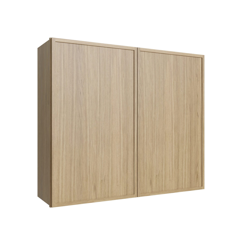 KCD Oslo Oak Double Door Wall Cabinet - 42" W x 36" H - product photo
