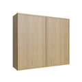 KCD Oslo Oak Double Door Wall Cabinet - 42" W x 36" H - product photo