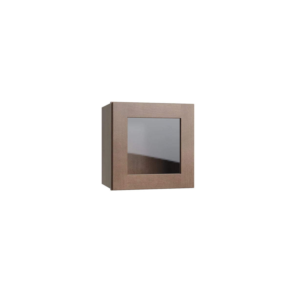 KCD Shaker Kodiak 15" W x 15" H Wall Stacking Cabinet with Glass - product photo