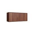 KCD Oslo Classic Walnut Double Door Wall Cabinet - 36" W x 15" H - product photo
