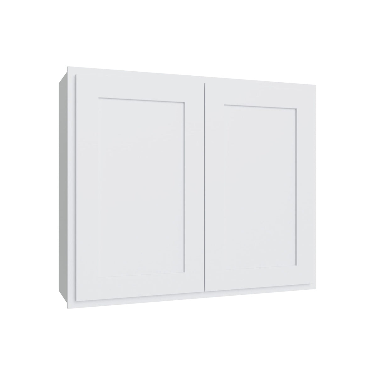 KCD Essential White Double Door Wall Cabinet - 27" W x 42" H - product photo