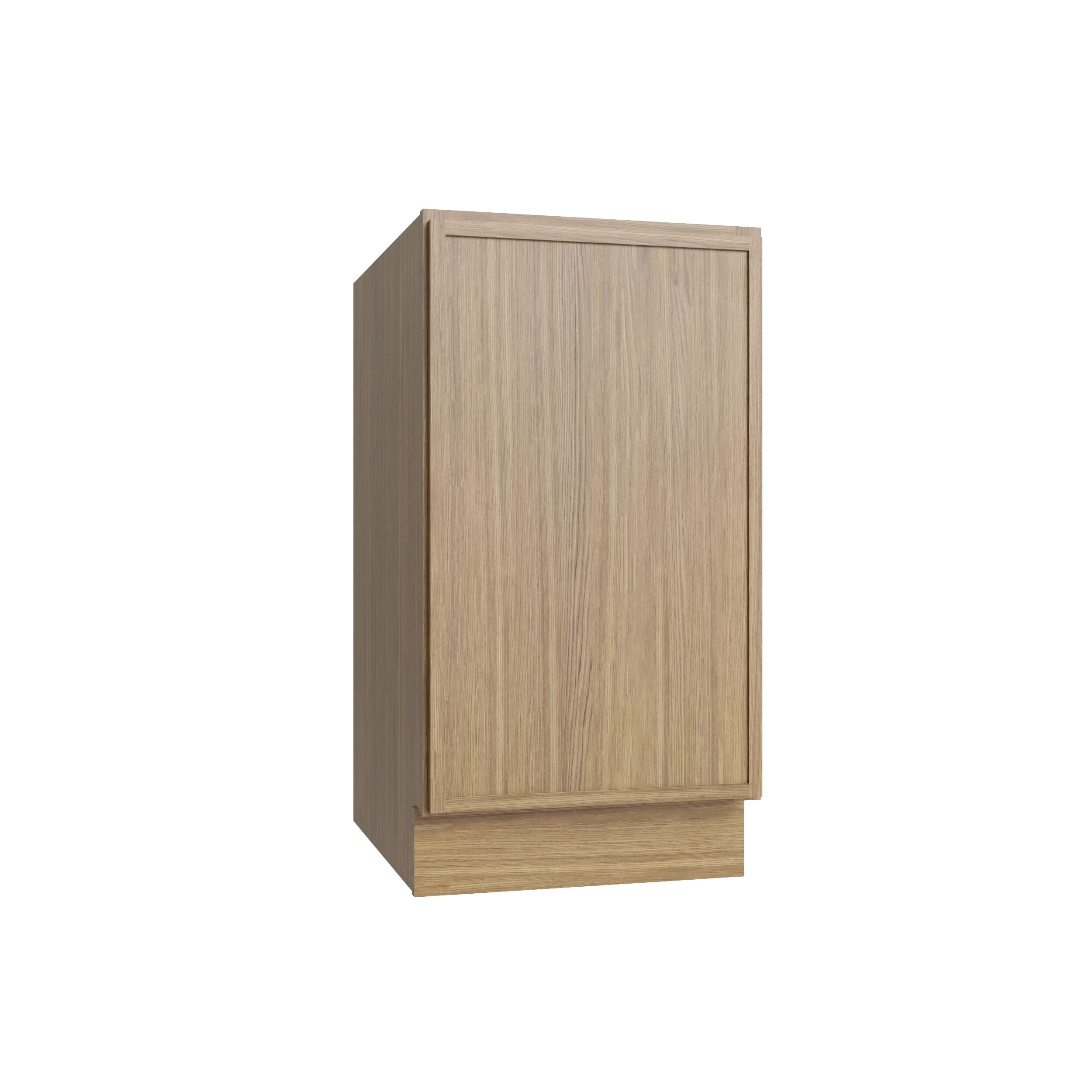 KCD Oslo Oak Full Height Single Door Base Cabinet - 21" W - product photo
