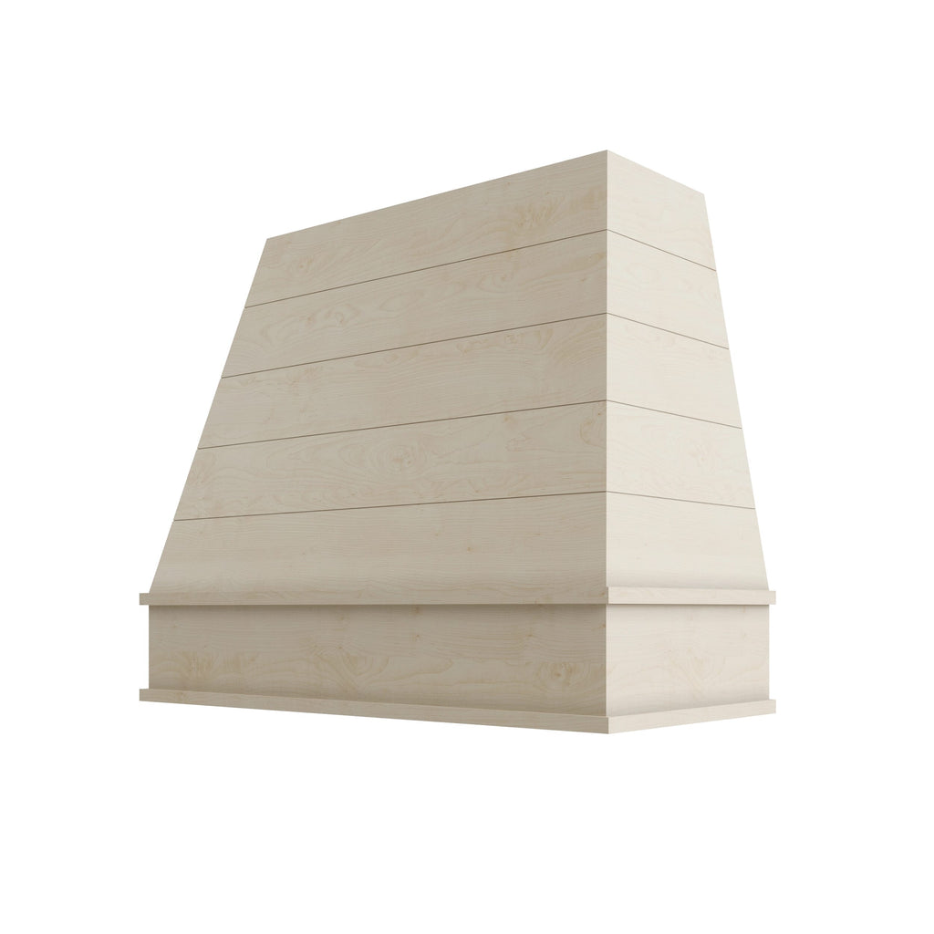 KCD Raw Tapered with Shiplap Hood Block Trim - 42" W x 36" H - product photo