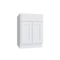 KCD Essential White Double Door Standard Base Cabinet - 24" W - product photo