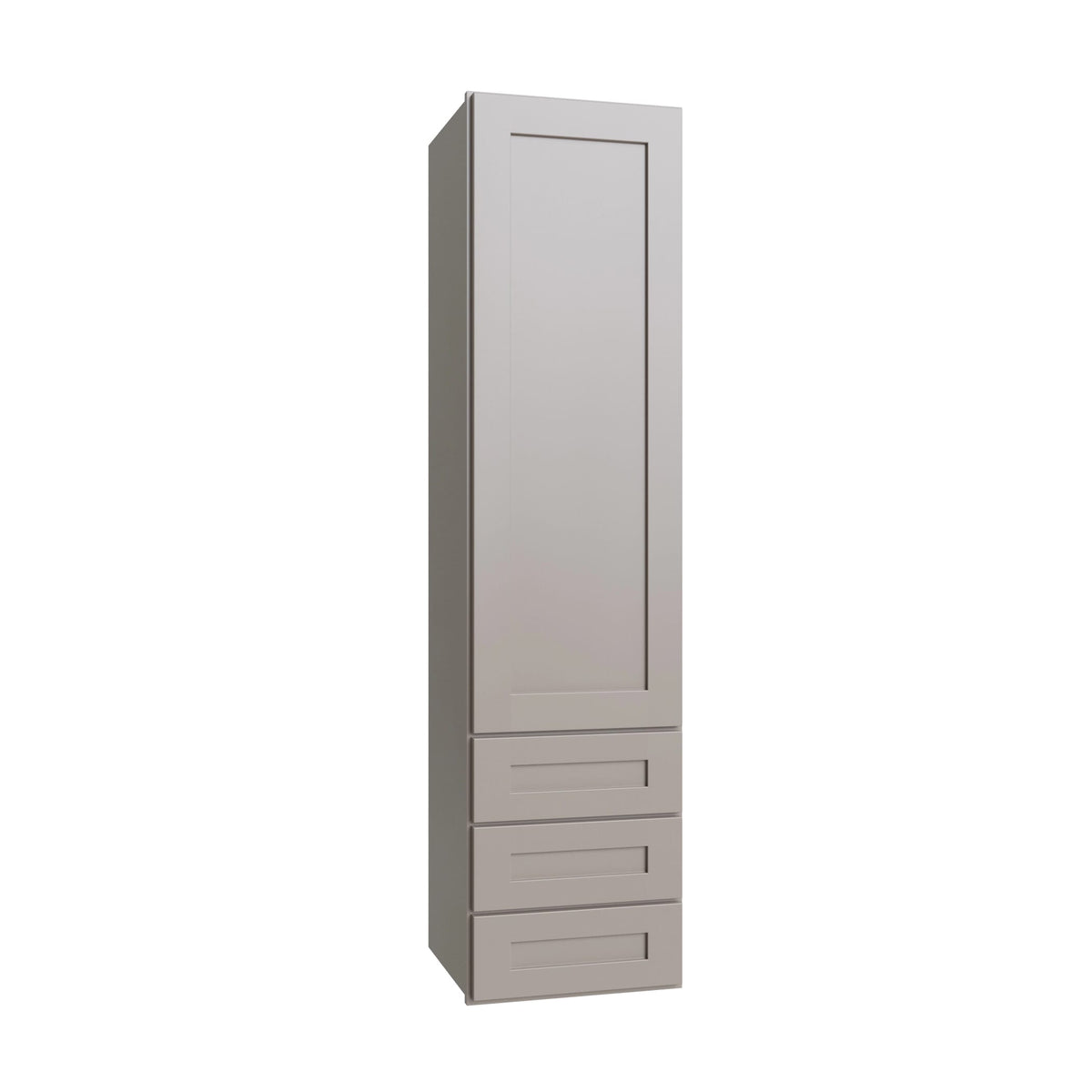 KCD Shaker Sand Wall Twr w/ 3 Drws - 15" W x 60" H x 14.5" D - product photo