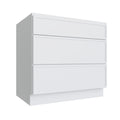 KCD Oslo White Drawer Base Cabinet - 12" W - product photo