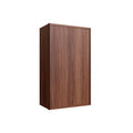 KCD Oslo Classic Walnut Single Door Wall Cabinet - 15" W x 36" H - product photo