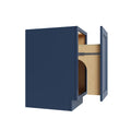 KCD Brooklyn Midnight Trash Can Base w/ Full Ht Door - 18" W - product photo