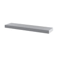 KCD Brooklyn Modern Gray Floating Shelf - 12" D x 36" W - product photo