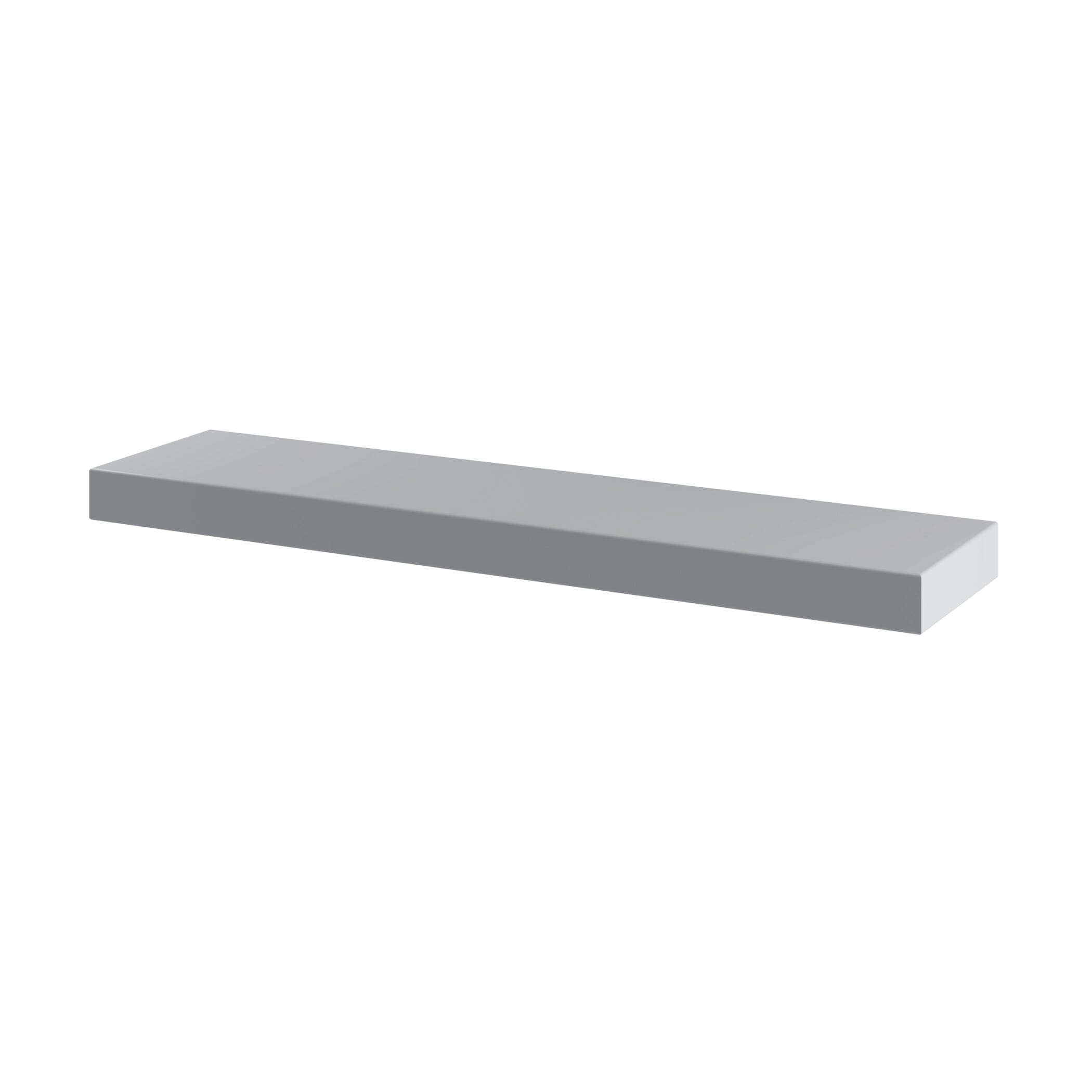 KCD Brooklyn Modern Gray Floating Shelf - 12" D x 36" W - product photo