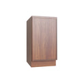 KCD Oslo Classic Walnut Full Height Single Door Base Cabinet - 18" W - product photo