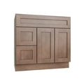 KCD Shaker Kodiak Vanity Sink Base Left Drawer Stacking Cabinet - 36" W - product photo