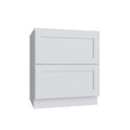 KCD Brooklyn Bright White 2 Drawer Base Cabinet - 36" W - product photo