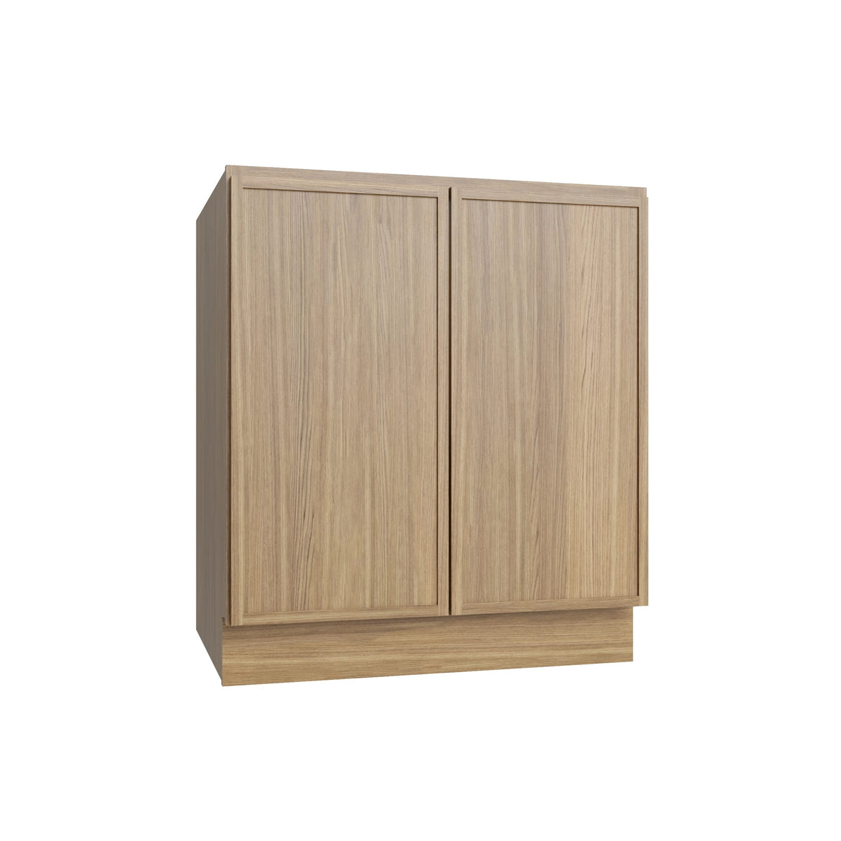 KCD Oslo Oak Full Height Double Door Base Cabinet - 33" W - product photo