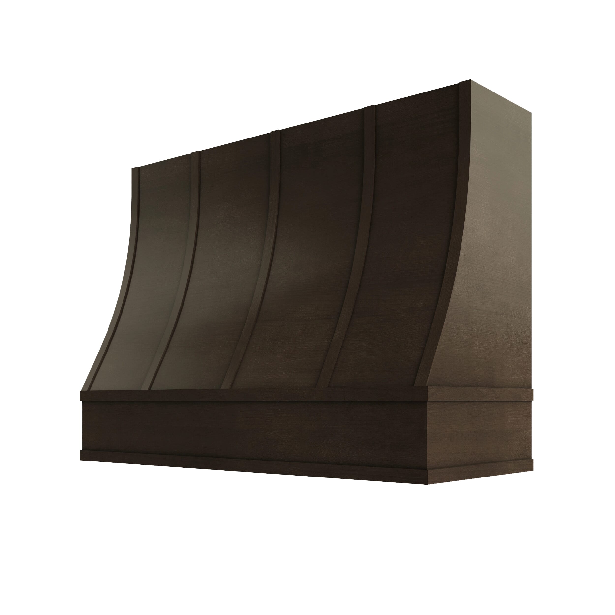 KCD Brooklyn Slate Sloped Hood with Strapping Flat Trim - 48" W x 36" H - product photo