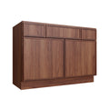 KCD Oslo Classic Walnut Vanity Sink Base - 48" W - product photo