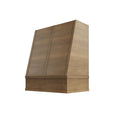 KCD Brooklyn Fawn Angled Hood with Strapping Flat Trim - 30" W x 48" H - product photo