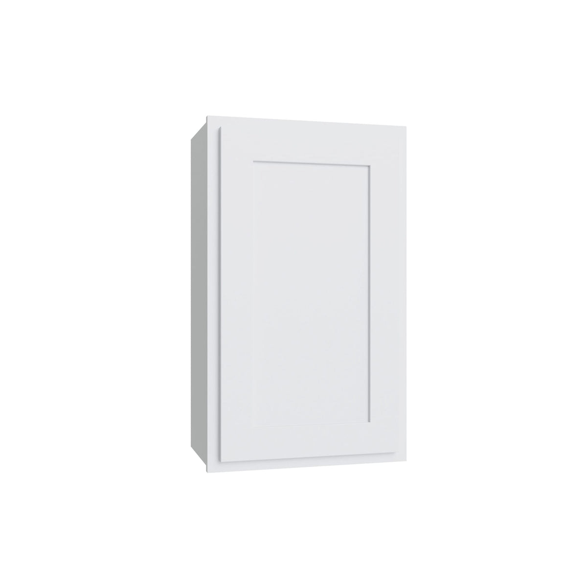 KCD Essential White Single Door Wall Cabinet - 18" W x 42" H - product photo