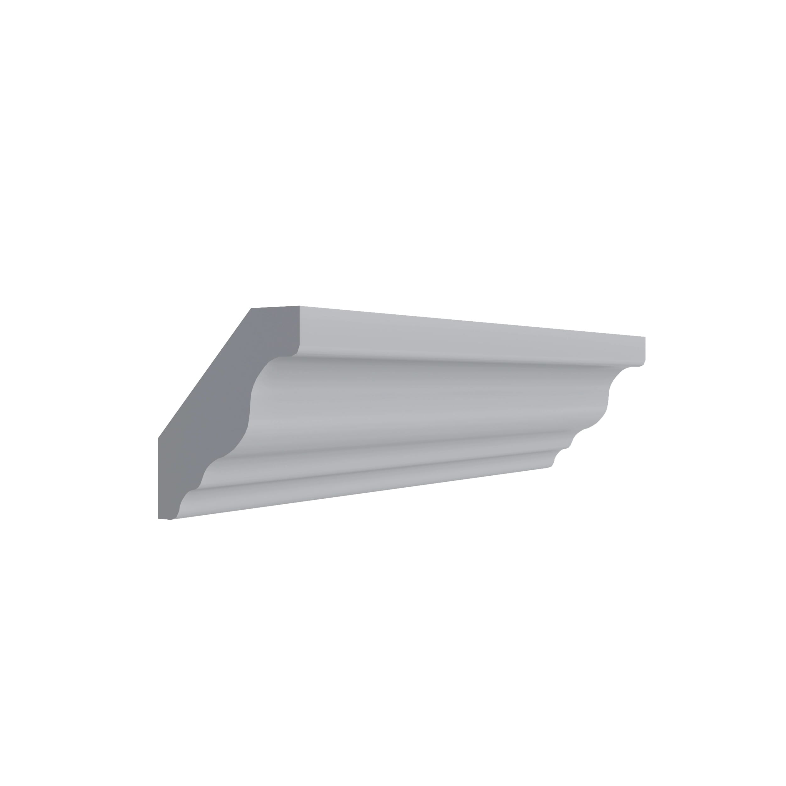 KCD Essential Gray Traditional Crown Molding - product photo